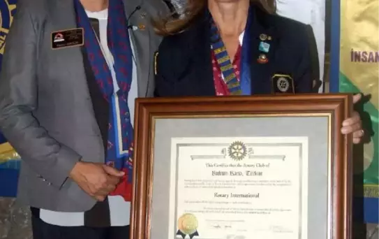 Başkan Kocadon'un Eşi Rotary Başkanı Oldu