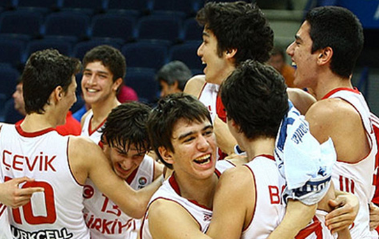 Yıldız Milli Erkek Basketbol Takımı'nın Avrupa Şampiyonluğu