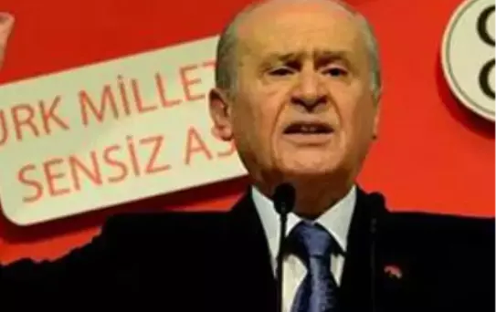 MHP Yeniden 'Bahçeli' Dedi