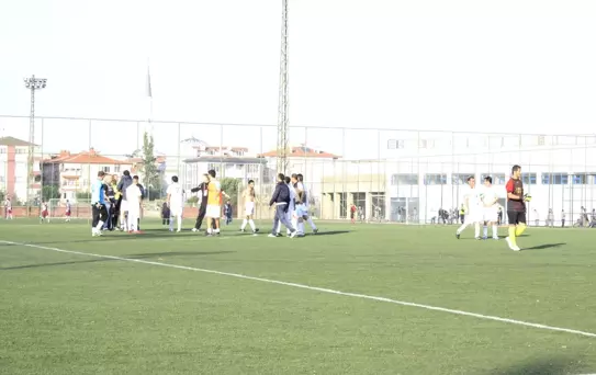 Sahanın Ortasında Bir Birlerine Girdiler