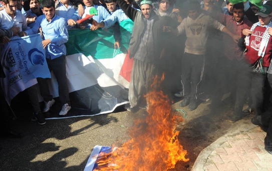 Mersin'de İsrail Protestosu