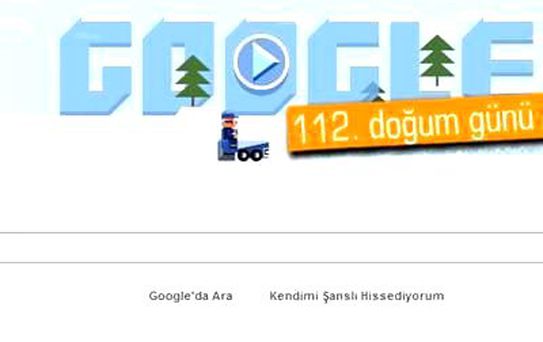 Google'dan Frank Zamboni'ye Oyunlu Doodle