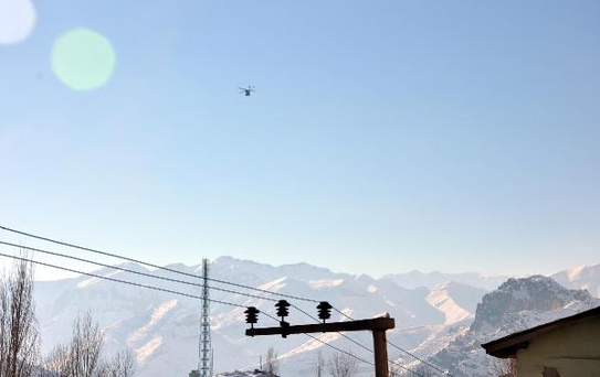 Akıma Kapılan Tedaş Görevlisi Askeri Helikopterle Taşındı