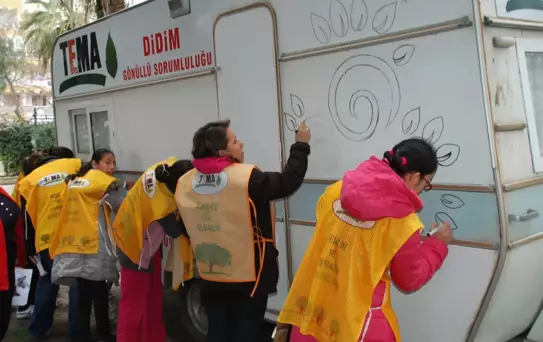 Didim'de Mahir Özgür Damar Ortaokulu ile Tema Ortaklığı