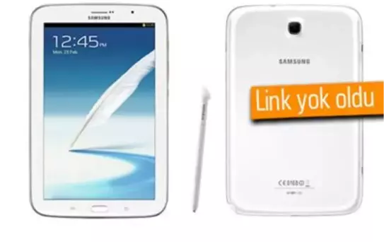 Samsung Galaxy Note 8.0 Önce Göründü, Sonra Kayboldu