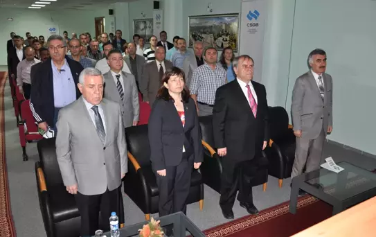 Kırklareli'de İş Sağlığı ve Güvenliği Kanunu Bilgilendirme Toplantısı Yapıldı