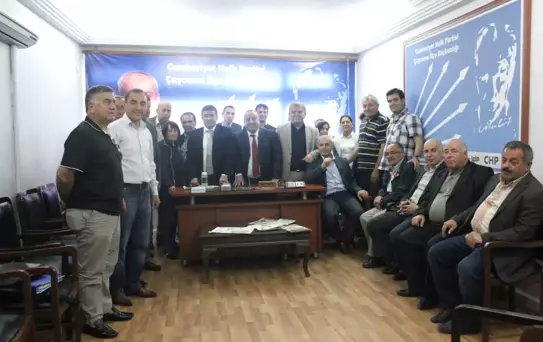 CHP İl Başkanı Halil Furat'tan Çaycuma İlçe Teşkilatına Ziyaret