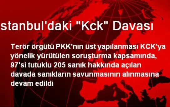 İstanbul'daki 'Kck' Davası