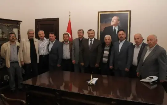 Konyalı Belde Başkanlarından Vali Çiftçi'ye Ziyaret