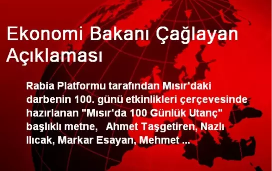 Mısır'daki Darbenin 100. Günü
