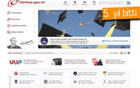 E-Devlet 5. Seneyi Tamamladı