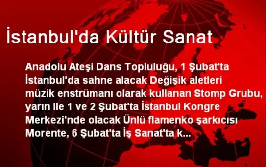 İstanbul'da Kültür Sanat