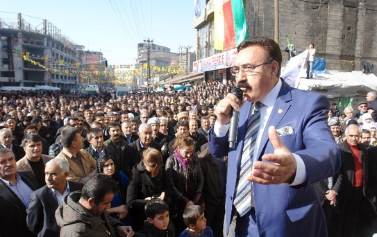 Yüksekova'da BDP'nin Seçim Bürosu Açıldı