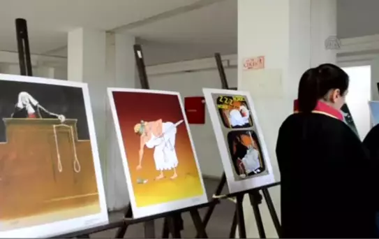 Kocaeli'de Karikatür Sergisi Açıldı