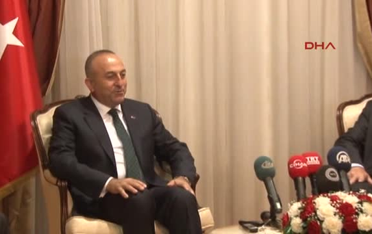 AB Bakanı ve Başmüzakereci Çavuşoğlu, KKTC Başbakanı Yorgancıoğlu'nu Ziyaret Etti