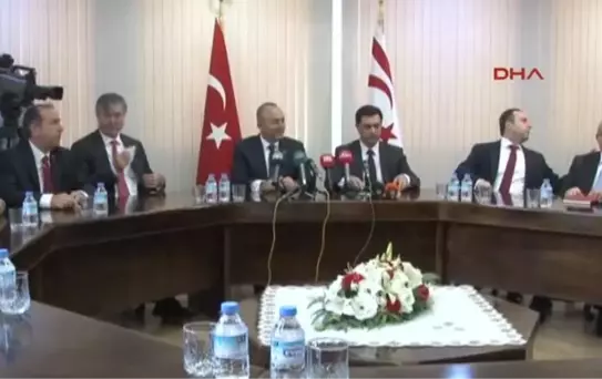 AB Bakanı ve Başmüzakereci Çavuşoğlu, KKTC Dışişleri Bakanı Nami'yi Ziyaret Etti