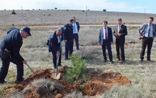 Kütahya'da 'Polis Hatıra Ormanı' Oluşturuldu