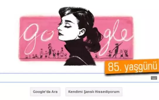 Google, Audrey Hepburn İçin Doodle Hazırladı