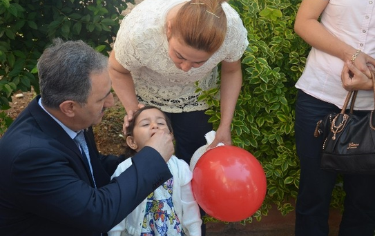 Mersin'de Çocuk Felci Aşı Kampanyasının 2. Turu Başladı