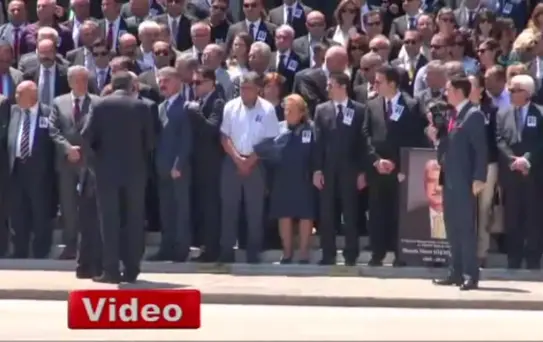 Eski Vekile Meclis'te Tören