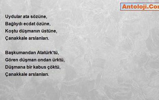 Ümüt Güngör - Çanakkale Arslanları (1)