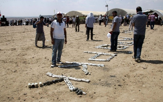 Türkiye-Suriye Sınırında Yaşanan Olayların Ardından Protesto