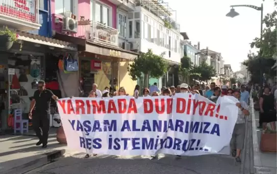 Çeşmeliler'den RES Protestosu