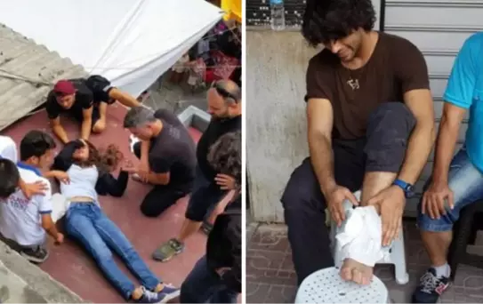 Özcan Deniz'in Filminde İki Başrol Oyuncusu Sakatlandı