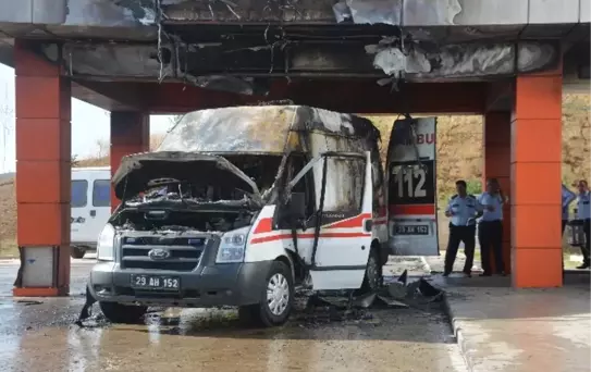Ambulans Alev Aldı
