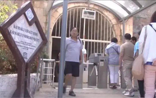 Kaymaklı Yeraltı Şehri'ne ziyaretçi ilgisi -