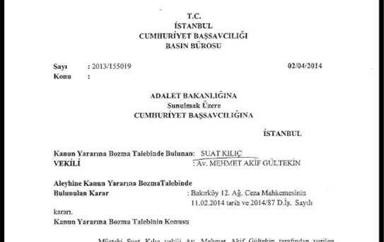 Eski Spor Bakanı Suat Kılıç'tan Erol Ünal Karabıyık'a Adalet Bakanlığı Hamlesi