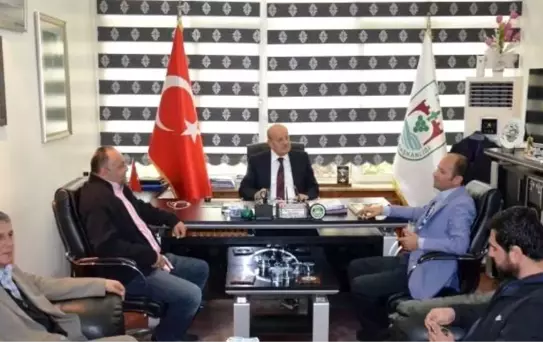 AA Bölge Müdürü Baştimar Başkan Sargın' ı Ziyaret Etti