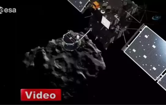 Rosetta Uzay Aracı Kuyruklu Yıldıza İniş Yaptı