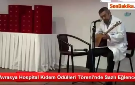 Avrasya Hospital Kıdem Ödülleri Töreni'nde Sazlı Eğlence