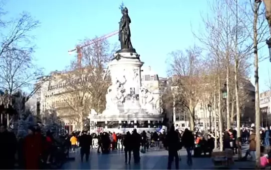 Paris'te Cumhuriyet Yürüyüşü Öncesi
