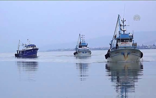 Samsun'da Balıkçılardan Ceza Tepkisi
