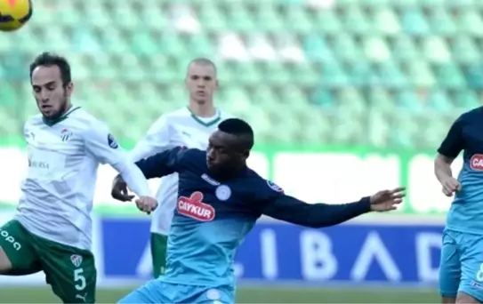 Bursaspor, Evinde Rizespor'a Takıldı: 1-1