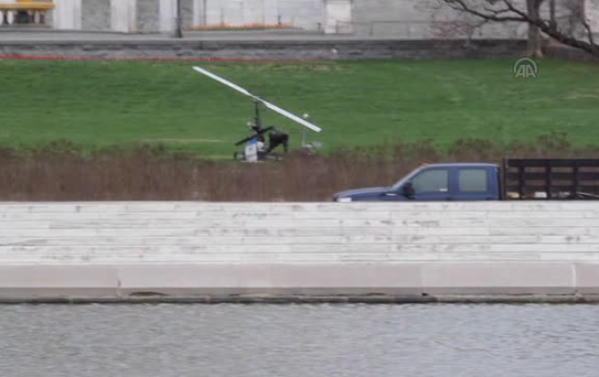 ABD Kongre Bahçesine Helikopter İndi
