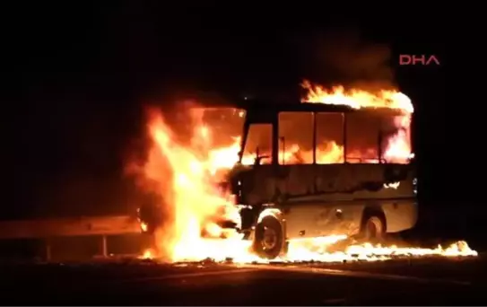 Bolu Plakası Bile Takılmadan Alev Alev Yandı