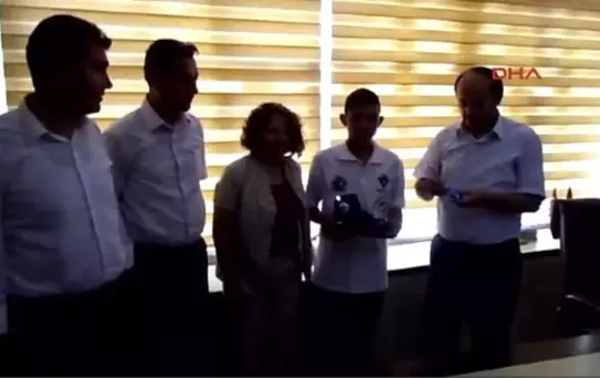 Erdemli Küçük Mucit Altınla Ödüllendirildi