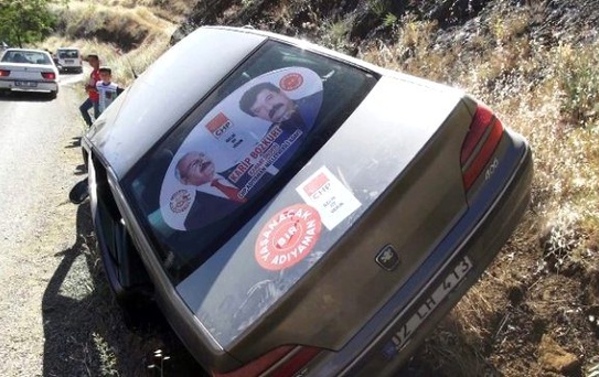 CHP Adıyaman Milletvekili Adayı Bozkurt, Kaza Yaptı