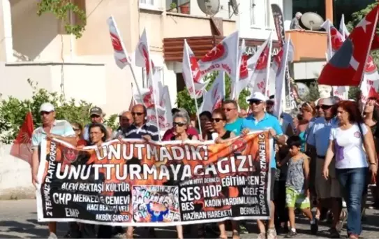 Didim 2 Temmuz Platformu Sivas'ı Unutmadı