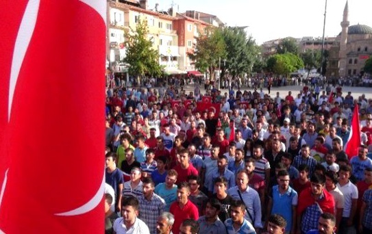 Aksaray'da Terör Saldırılarına Tepki