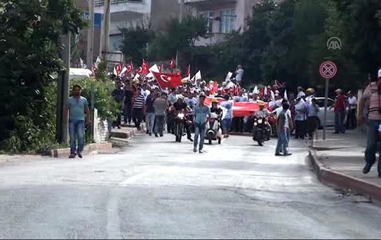 Maden İşçilerinden Grev ve Teröre Tepki Yürüyüşü