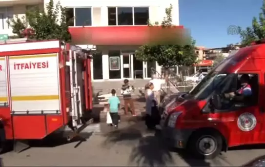 Kendisini Yakmak İsterken Bankada Yangın Çıkardı