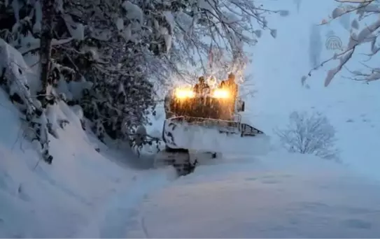 Kalp Hastasına Kar Paletli Ambulansla Müdahale