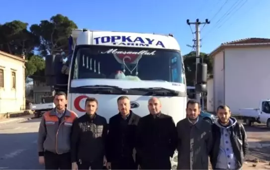 Gömeç'ten Bayır Bucak Türkmenlerine Şefkatli Yardım
