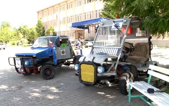 Öğrenciler Hurdadan Araçlar Yapıyor - Afyonkarahisar