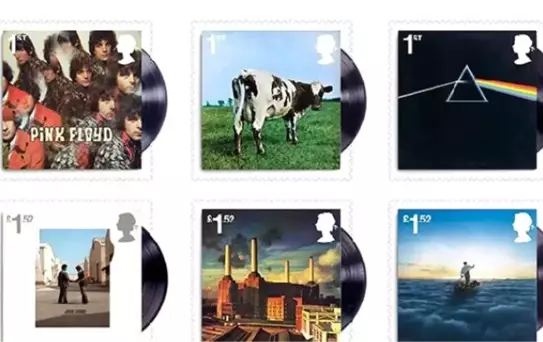 Pink Floyd'un 50 Yılı Pullarla Ölümsüzleşti