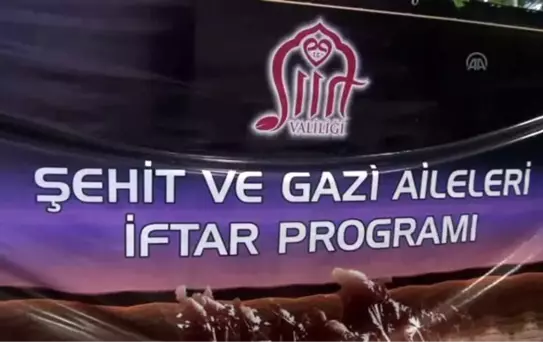 Siirt Valiliği'nden Şehit Aileleri ve Gazilere İftar
